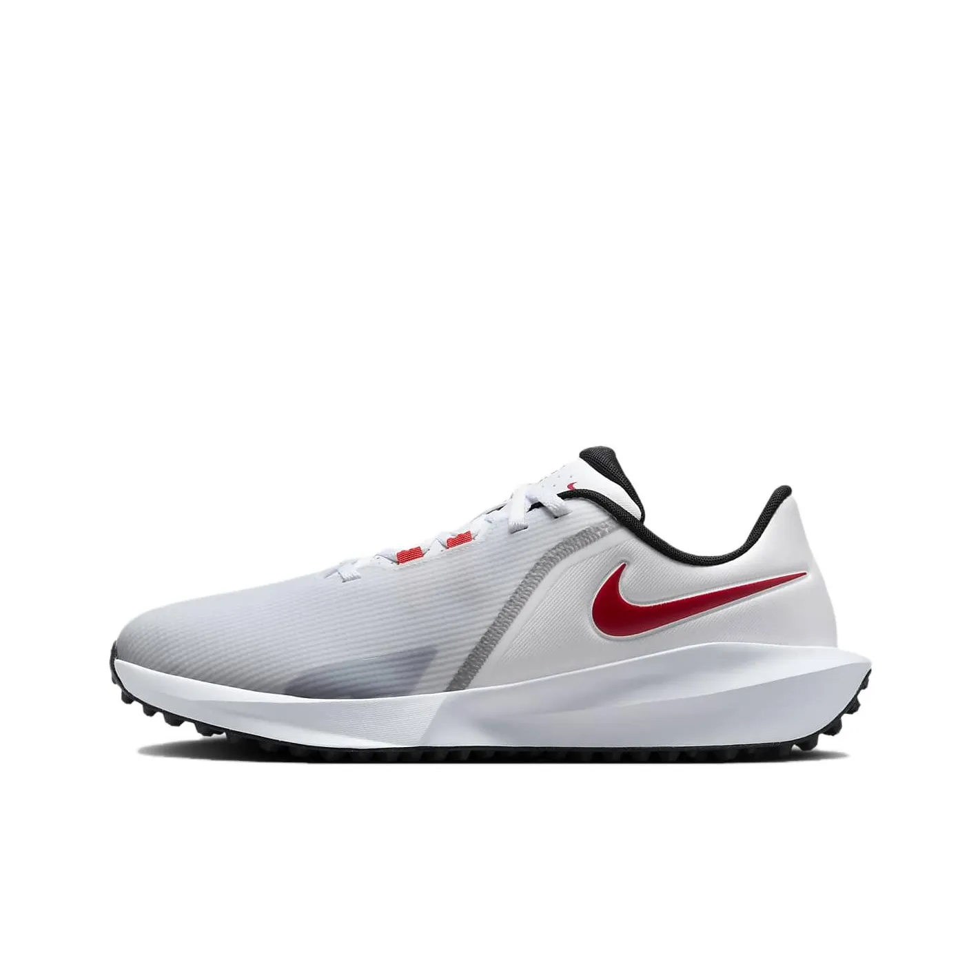 Nike Infinity G Abrasion Resistant Breathable Low Top Golf Shoes Unisex White Red