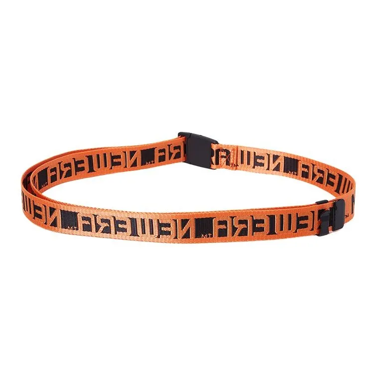 New Era Логотип бренда Ремень Унисекс Апельсин Ширина 3 см