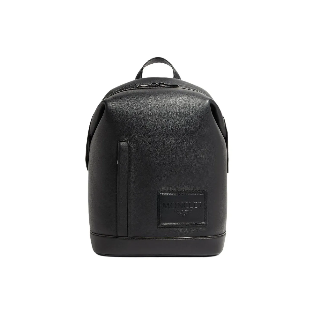 Moncler Canvas With Leather Backpack Men's Black