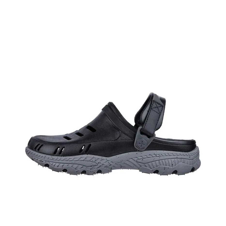 Skechers Foamies Rubber Sole Slide Slippers Men's Black