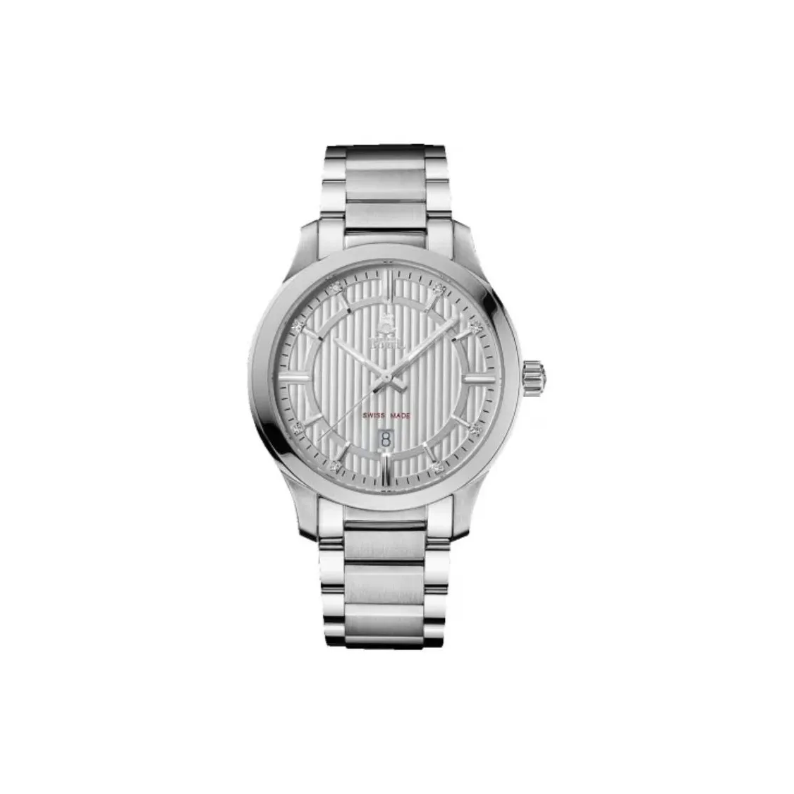 ERNEST BOREL Кварцевый механизм, унисекс, часы, 41 мм, серебряный