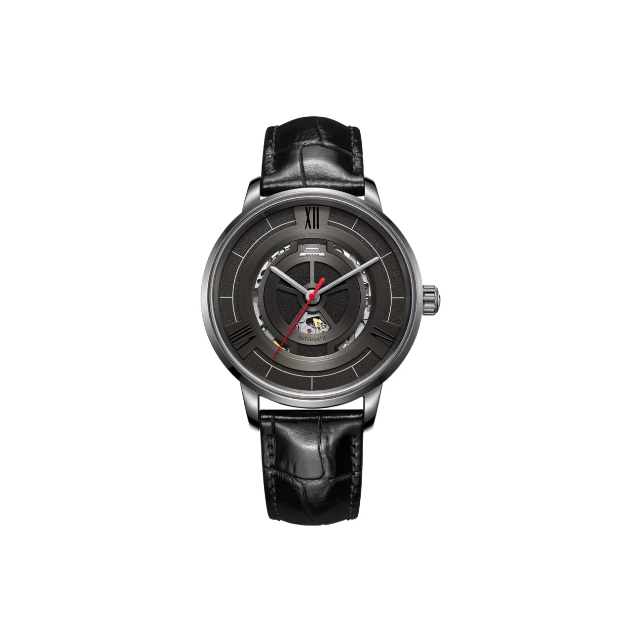 Beijing Автоматический Механический Механизм Мужские Часы 42,5 мм Черный