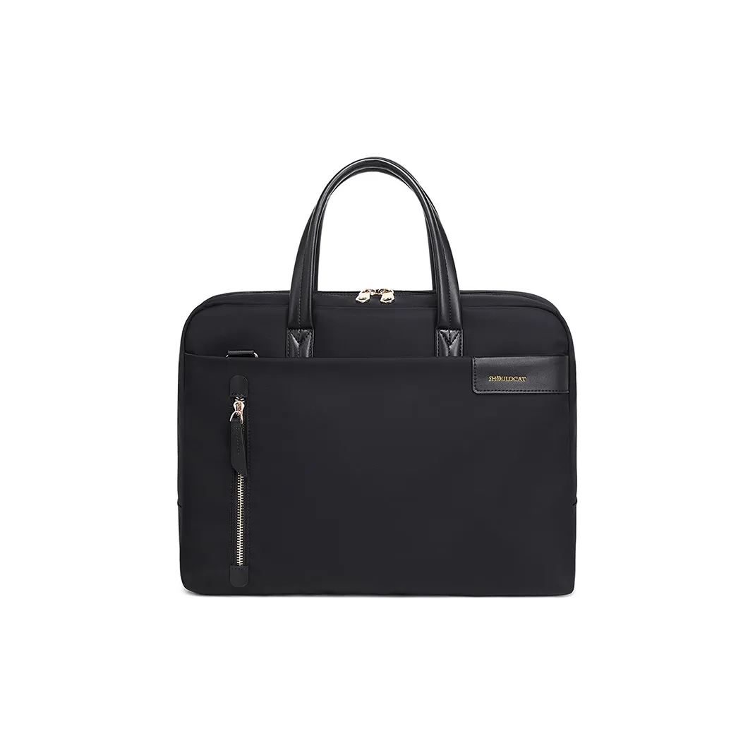Shouldcat Nylon Laptop Bag Regular Unisex Black