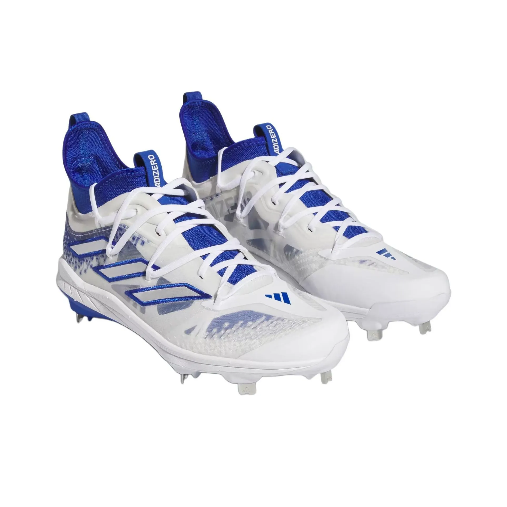 Adidas Adizero Afterburner 9 Nwv Royal Blue Silver Metallic Cloud White