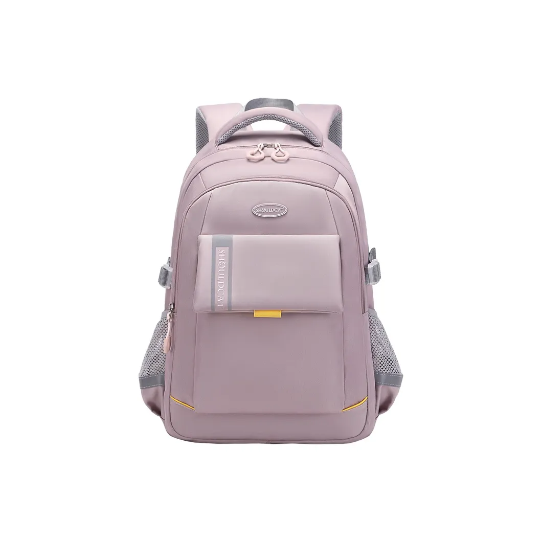Shouldcat Polyester Backpack Regular Women's Dusty Pink/Black