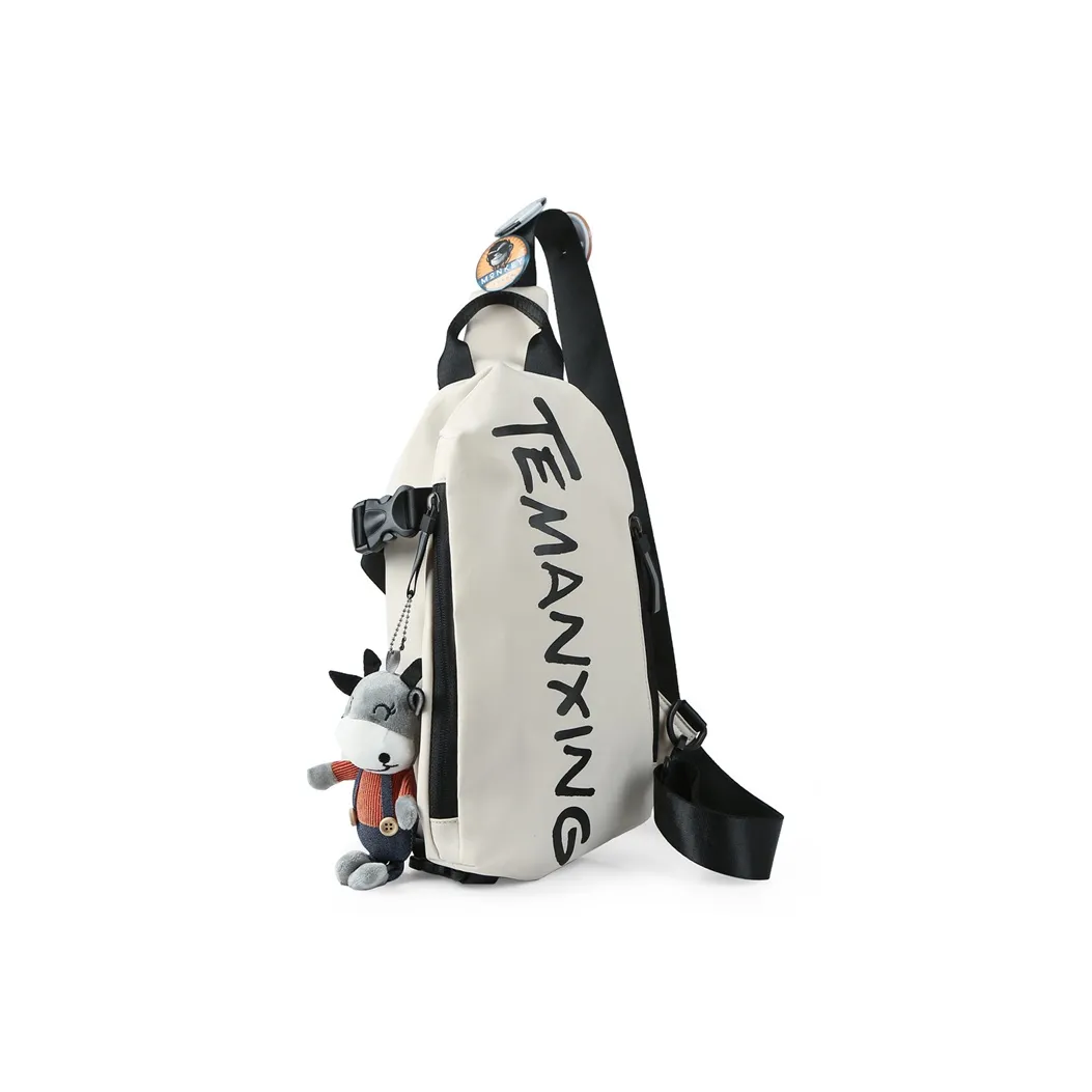 BAODIDAISHU Oxford Сумка через плечо Sling Сумка Чехол для телефона Стандартный Унисекс Экрю Черный