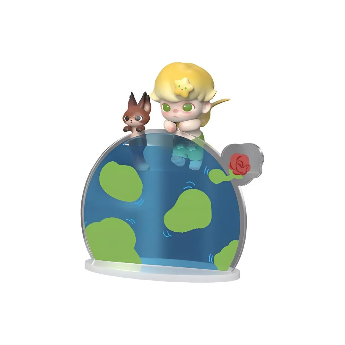 POP MART Коллаборация Edición Dimoo Маленький принц История Приключений и GROWTH Модные Фигурки