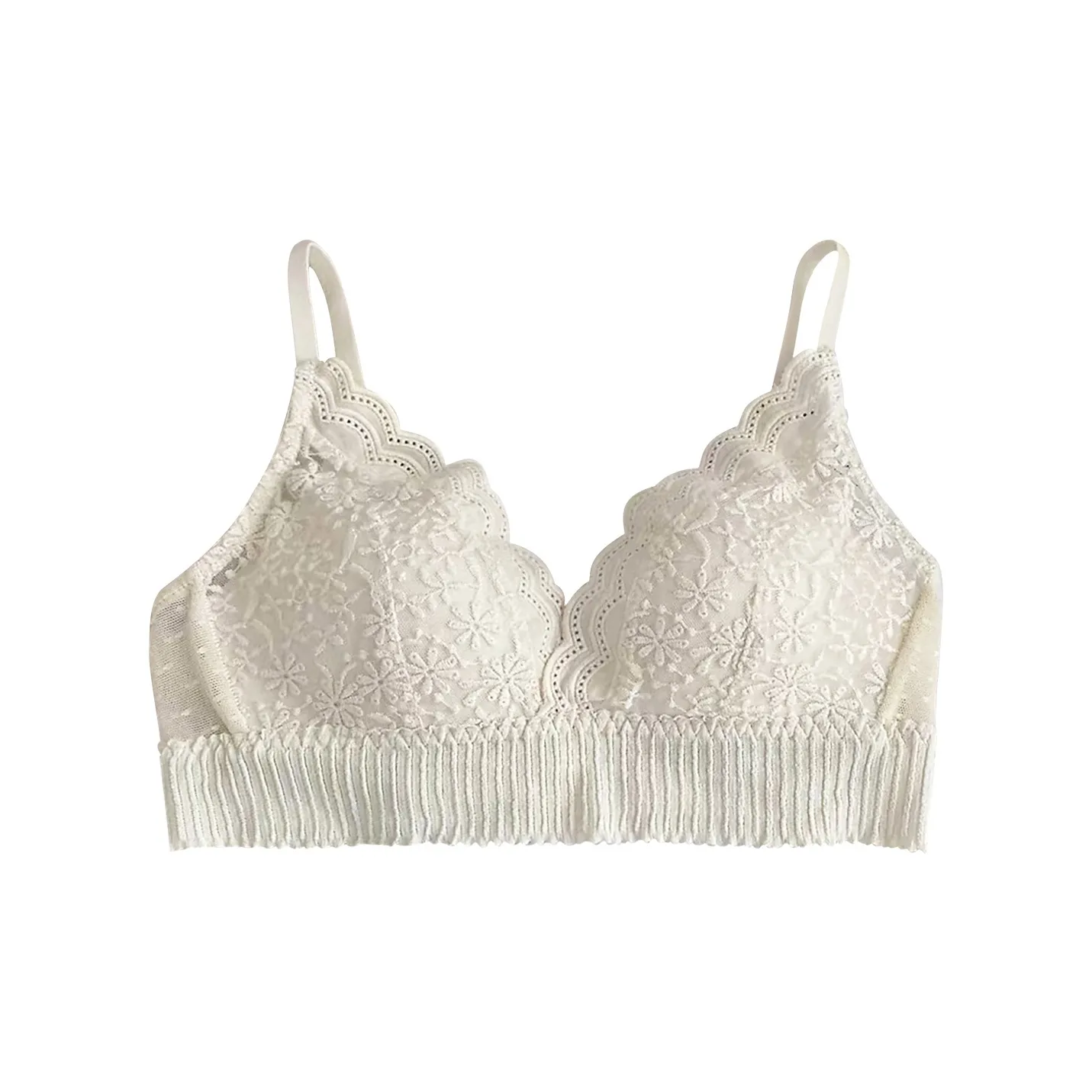 Бюстгальтер Flowers in water Женский Белый