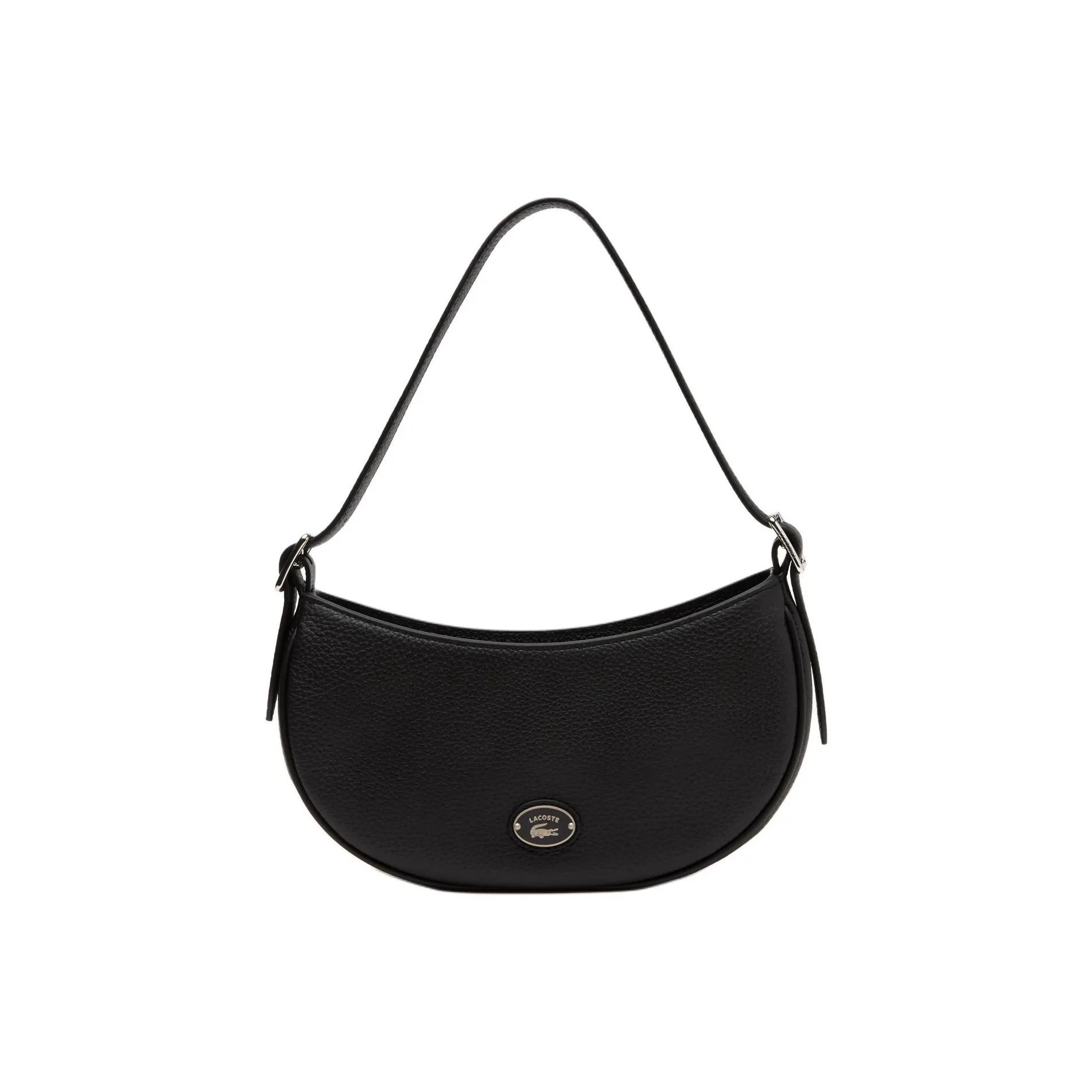 Сумка через плечо из коровьей кожи LACOSTE Collaboration стандартная женская черная