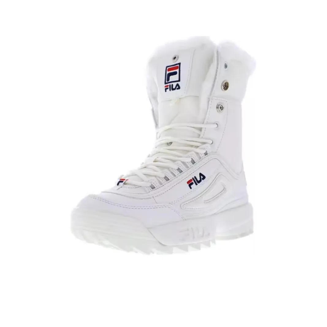 FILA Disruptor Thermal Height Increase Crew Snow Boots Women's White
