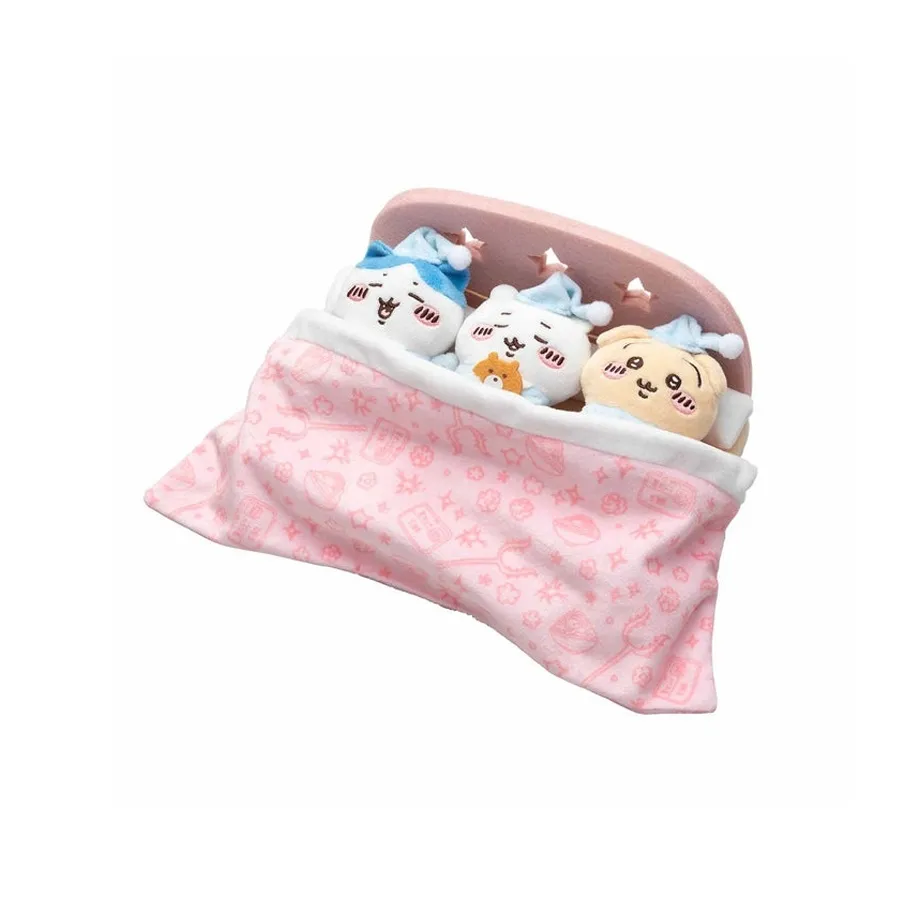 Chiikawa Goodnight Bed And Connecting Mascot Set