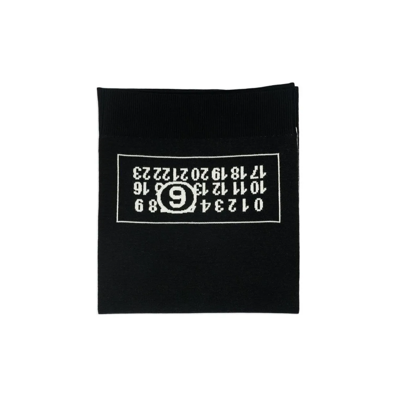 MM6 Maison Margiela Logo print Wool blend Scarf