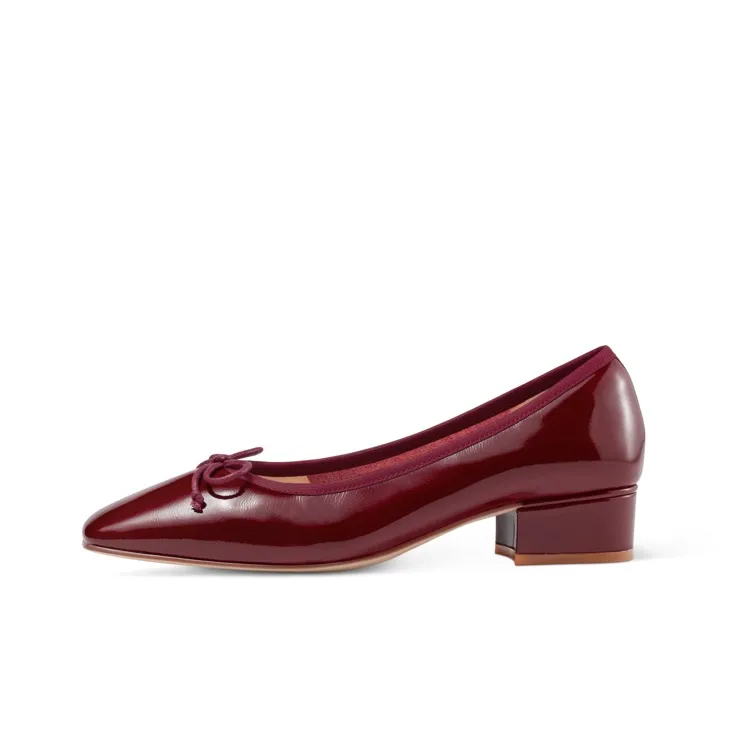 7or9 Малиновый Roll Женские повседневные туфли 3,5 см Женские Бургунди