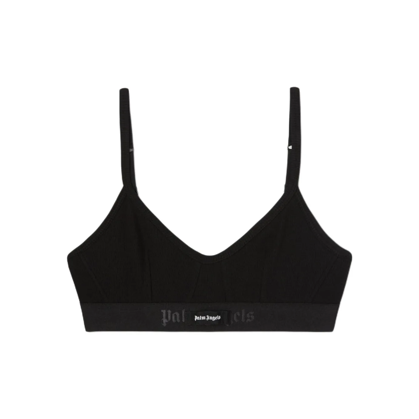 PALM ANGELS Logo embroidered Balconette Bra