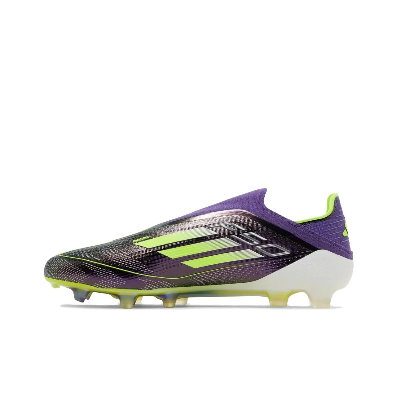 Adidas Laceless F50 Elite Fast Reborn Fg Purple Lucid Lemon