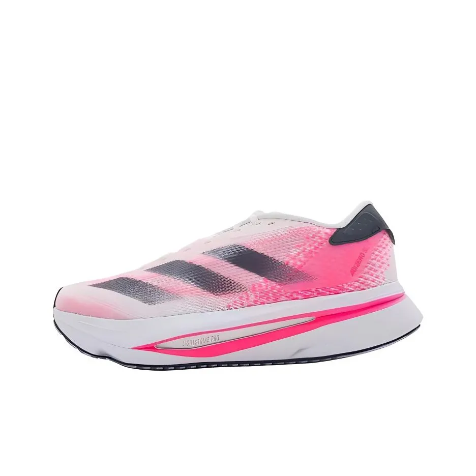 Adidas Adizero SL2 Дышащий Низкий Топ Обувь для Тренировок и Бег на длинные дистанции Женские Розовые и Белые