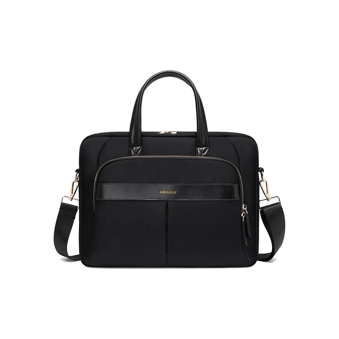 Shouldcat Nylon Laptop Bag Regular Unisex Black