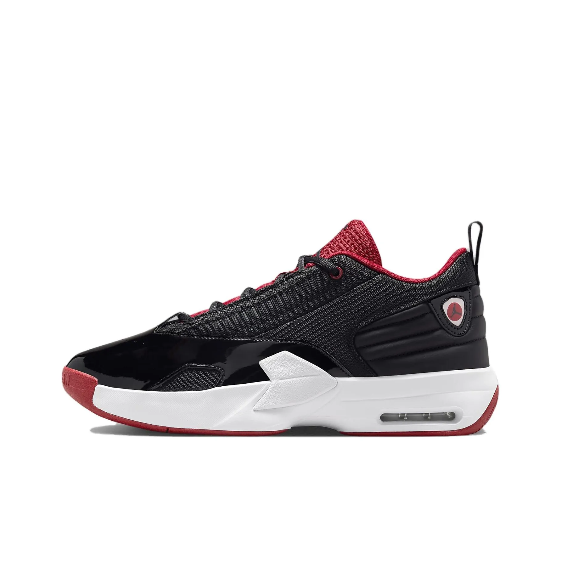 Jordan Max Aura 6 Anti Slip Wear Resistant Low Top Basketball Shoes Men's Black Red