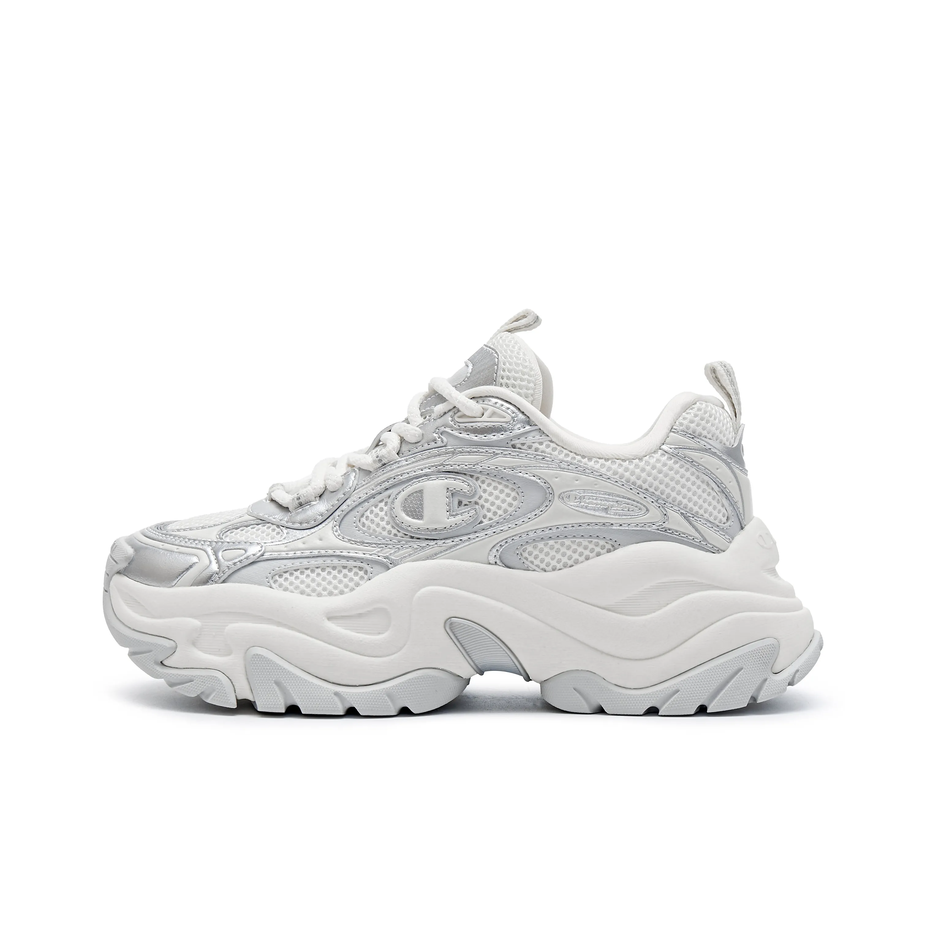 Champion Nebula Layered Chunky Sneakers Women's Silver