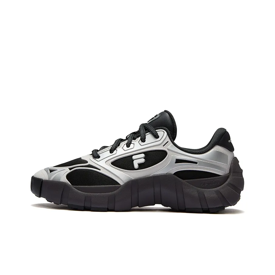 FILA FUSION BONE DX Spine Shoes Coverage Low-Top Casual Shoes Men's Black Gray
