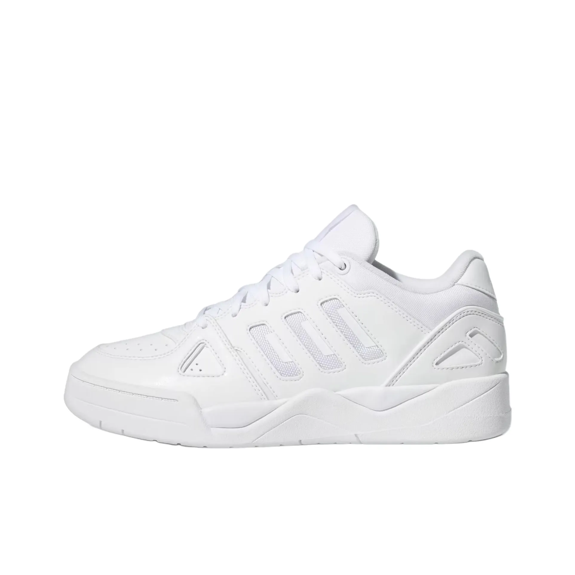 Adidas Midcity LOW Cushioning, Wear Resistant Low Top Basketball Shoes Unisex White