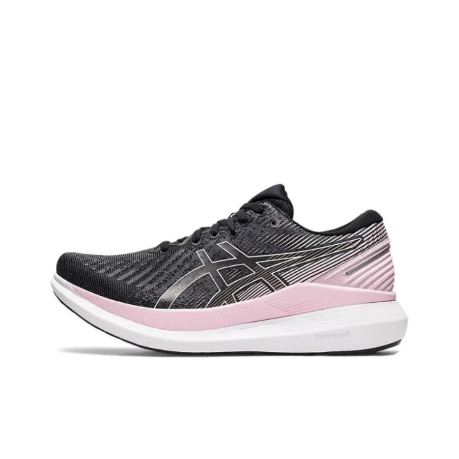 Asics Glideride 2 Low Топ Марафон Беговые кроссовки Женские Черно-розовый
