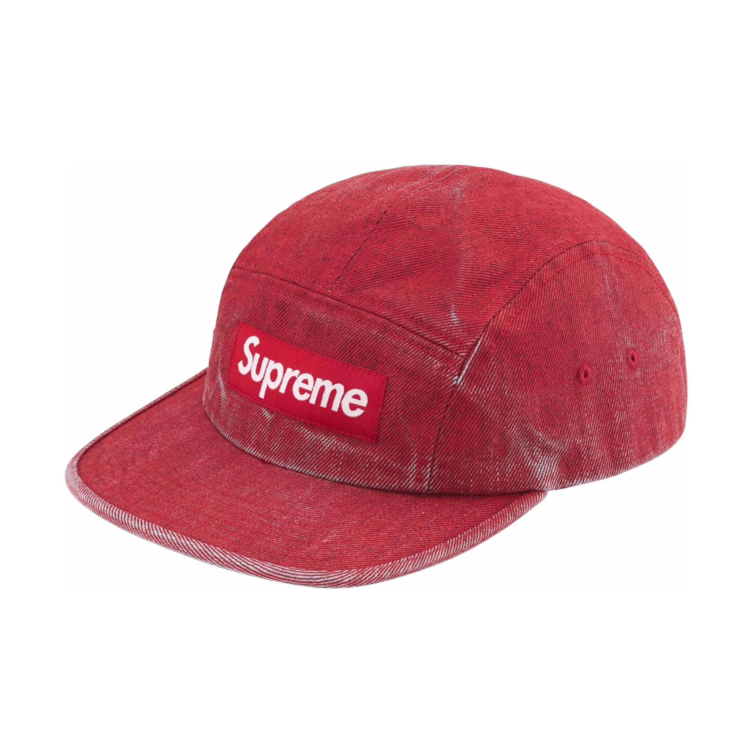 Supreme Coated Denim Camp Cap