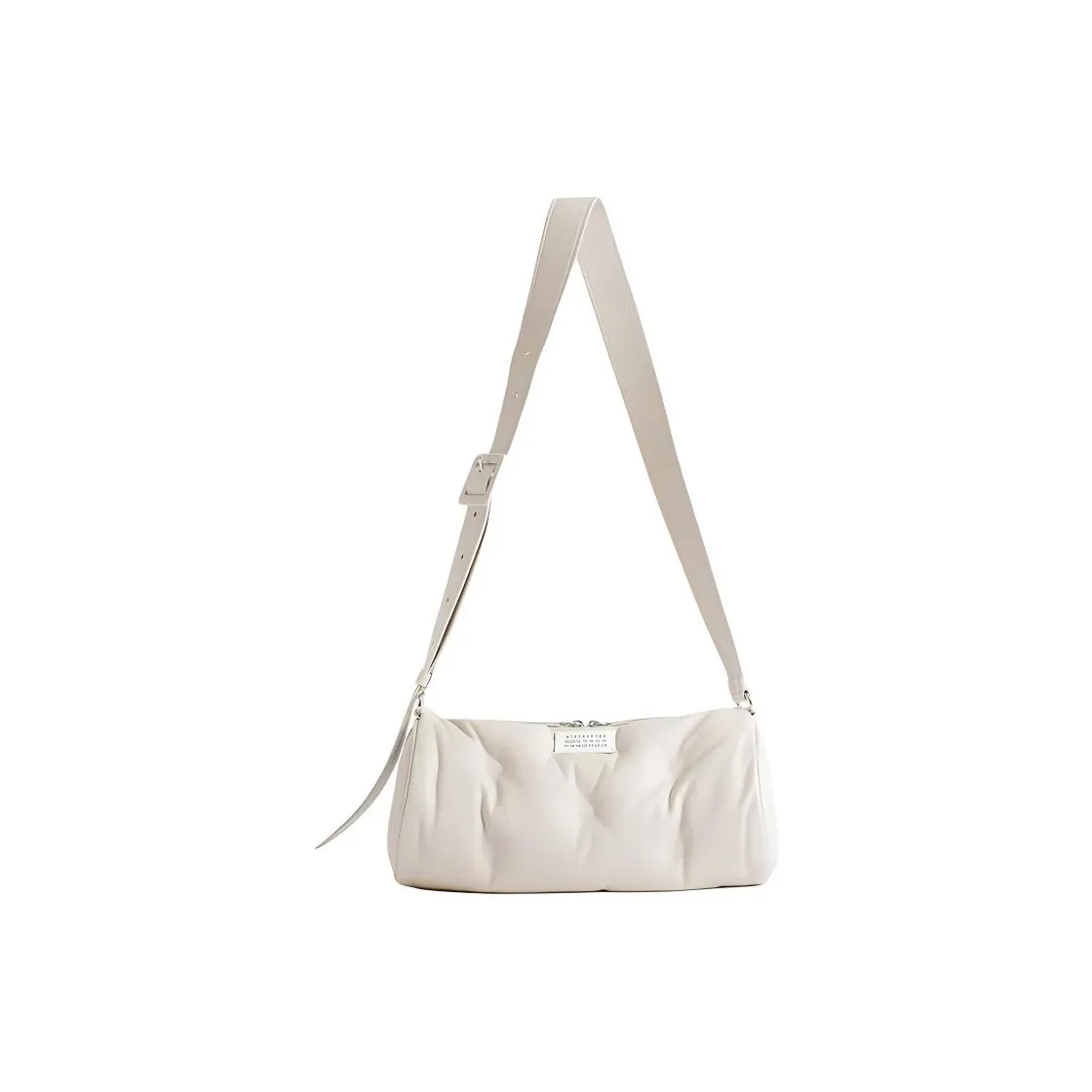 Maison Margiela Glam Slam Lambskin Handbag, Shoulder Bag Women's Gray