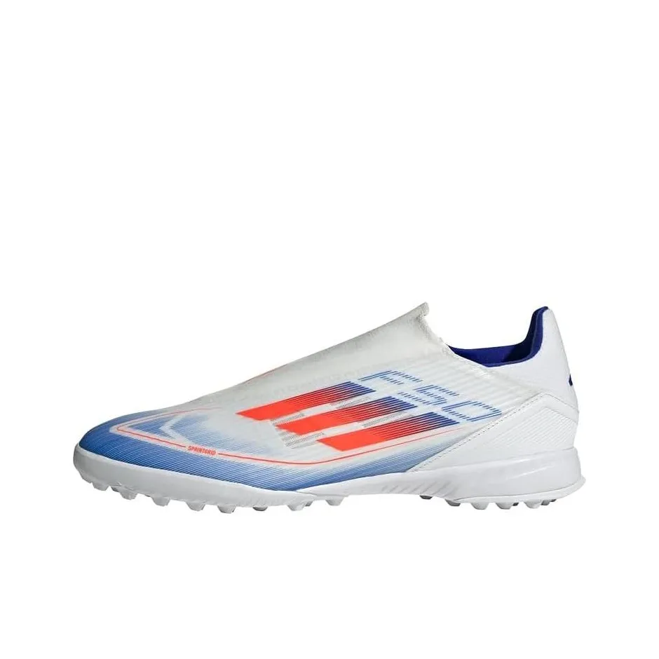 Adidas F50 League Laceless Turf Cloud White Solar Red Lucid Blue