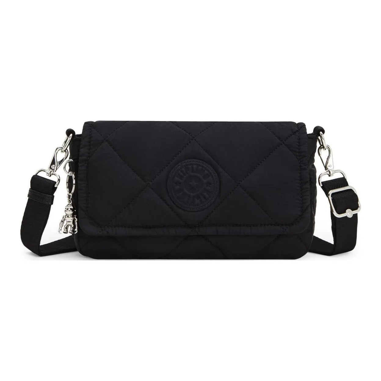 Kipling Nylon Crossbody Bag, Shoulder Bag Women's Cosmic Black