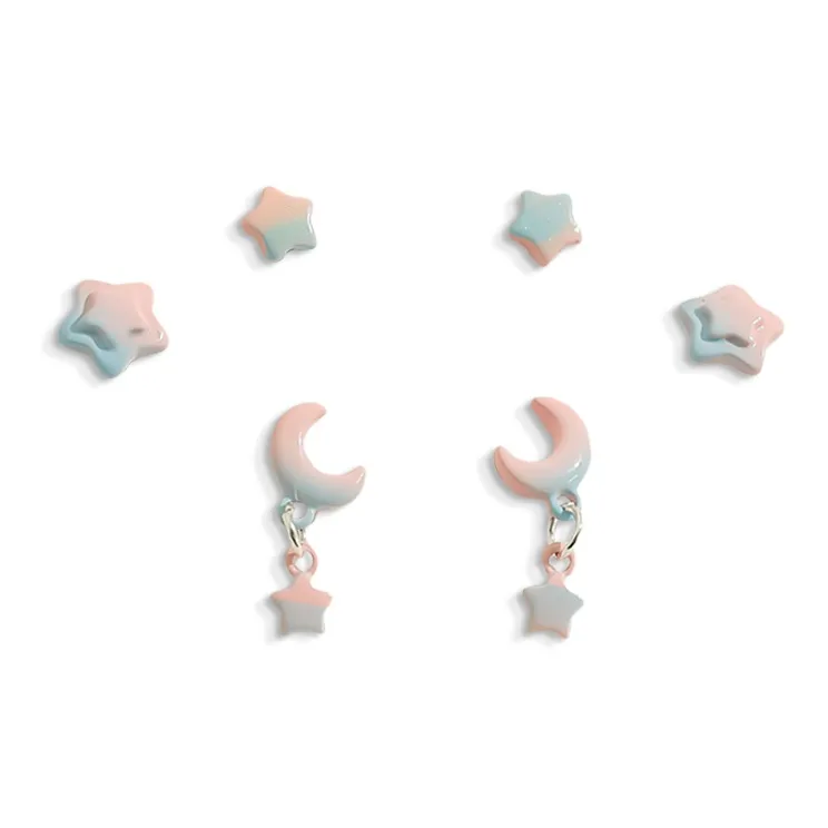 Inkopper Эмалевое покрытие Серьги-гвоздики Женские