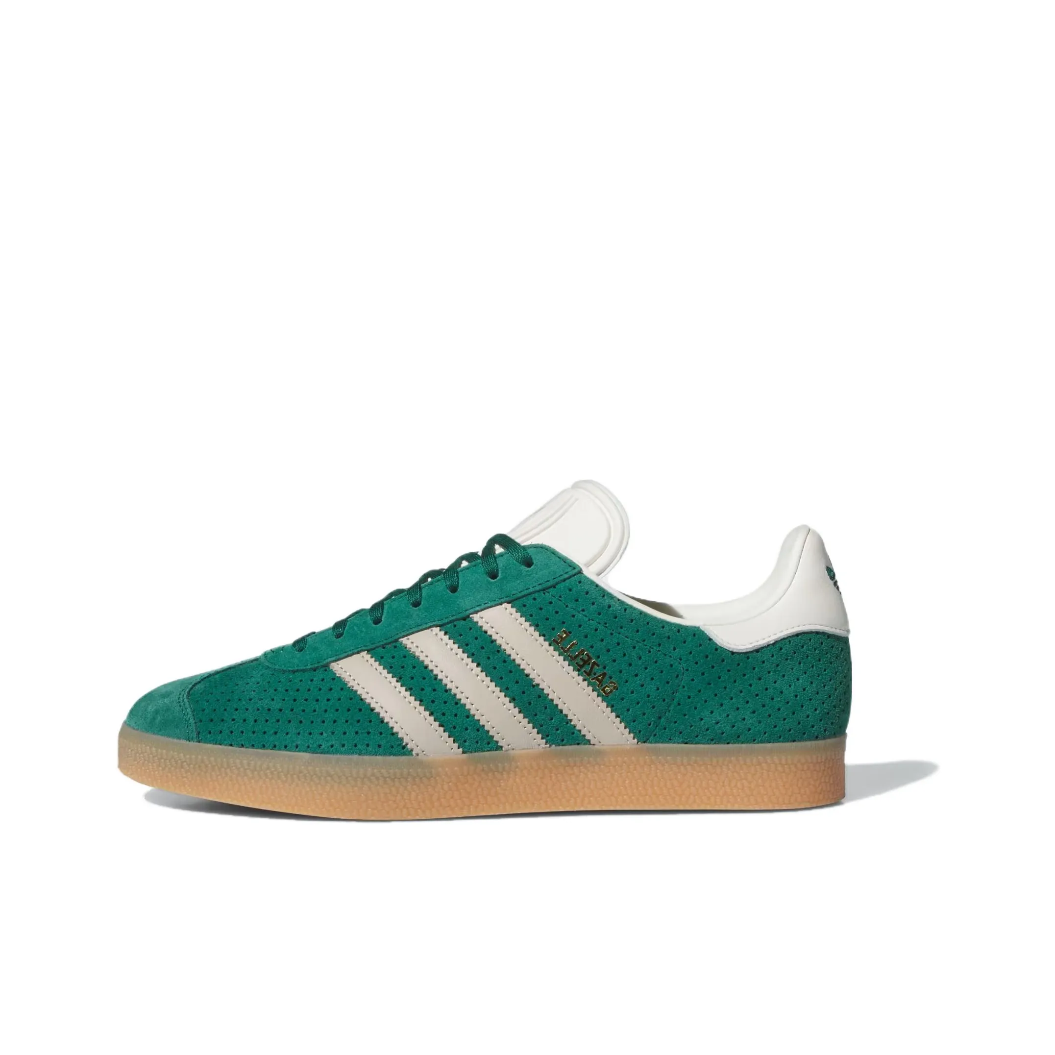 Adidas Gazelle Collegiate Green Wonder Beige Gold Metallic