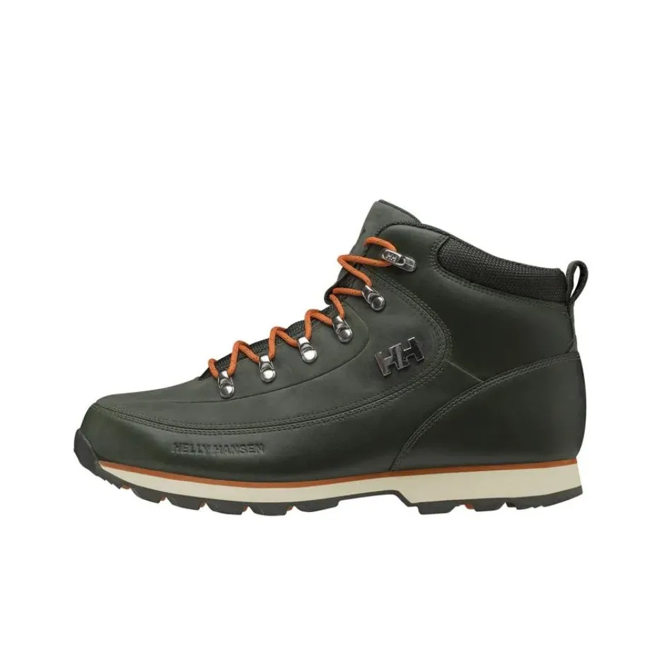 HELLY HANSEN Water-Resistant Wear-Resistant Cushioning Short Outdoor Boots Men's Dark Green