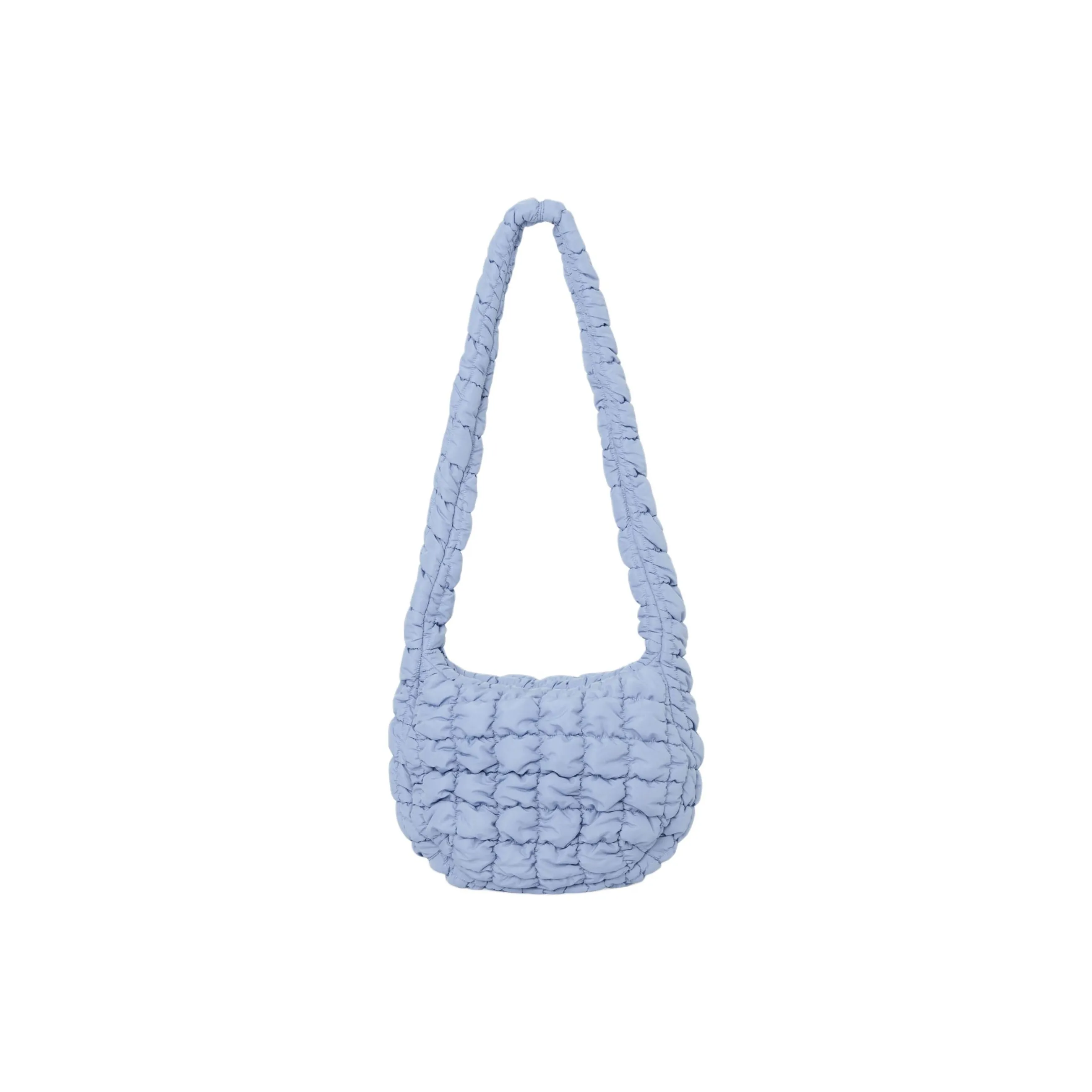 COS Polyester Cloud Bag, Shoulder Bag, Crossbody Bag Regular Women's Light Blue