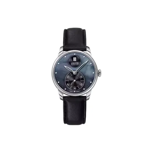 UNION GLASHUTTE/SA Автоматический Механический Движение Мужские Часы 36 мм Синий