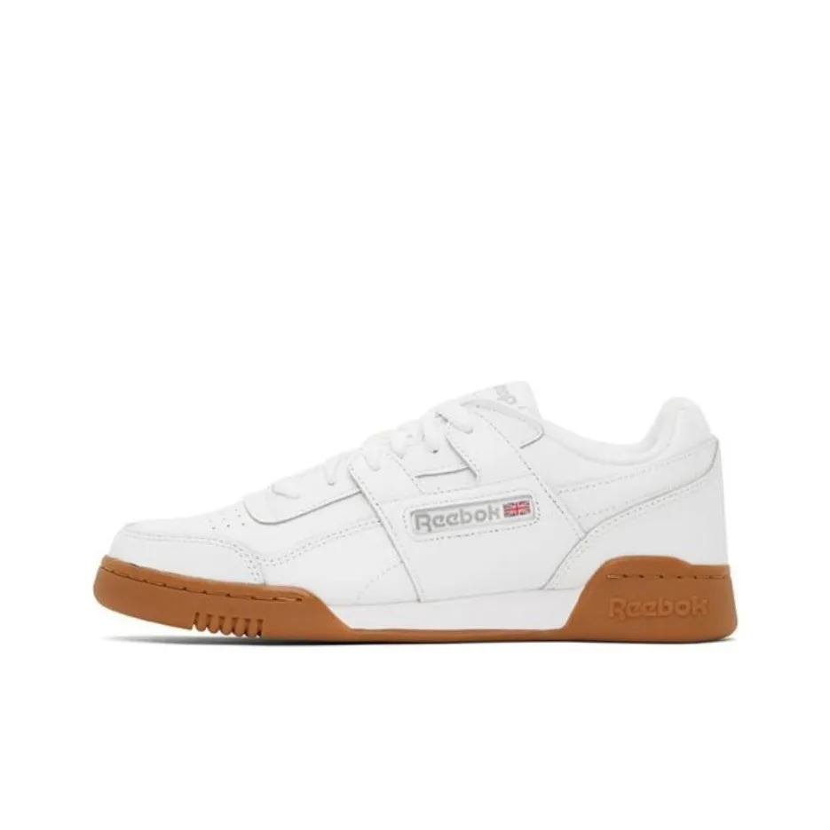Reebok Workout Anti Slip Wear Resistant Low Top Casual Running Shoes Men's White