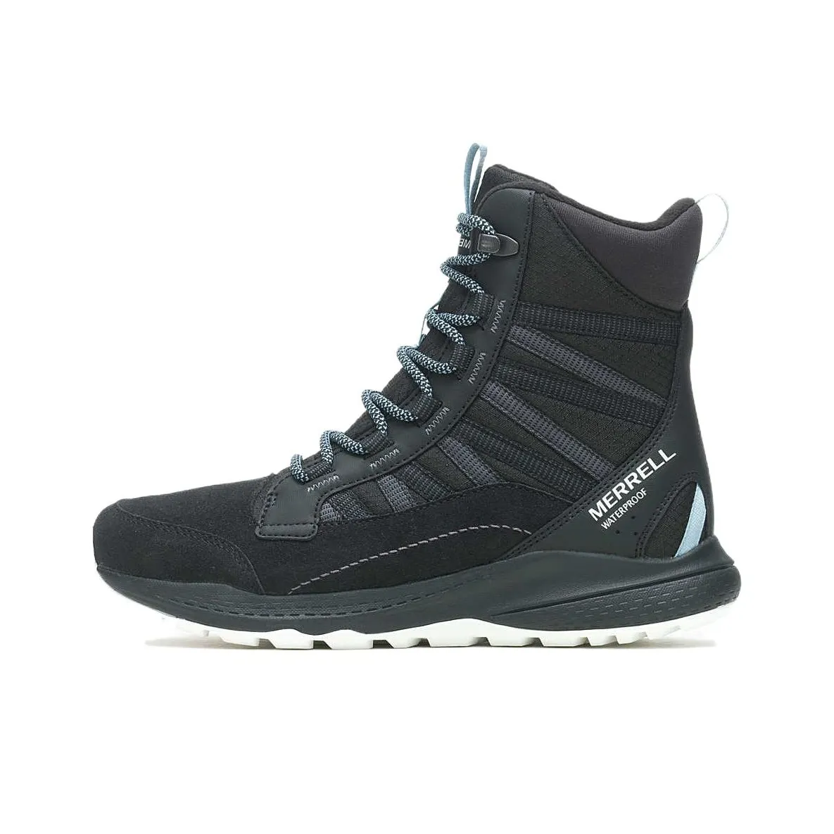 MERRELL Bravada Edge 2 Thermo Anti Slip And Wear Resistant Water Resistant Mid Top Trekking Shoes Women's Black Gray