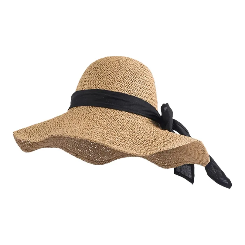 VERENA REINE Straw Woven Sun Hat Women's