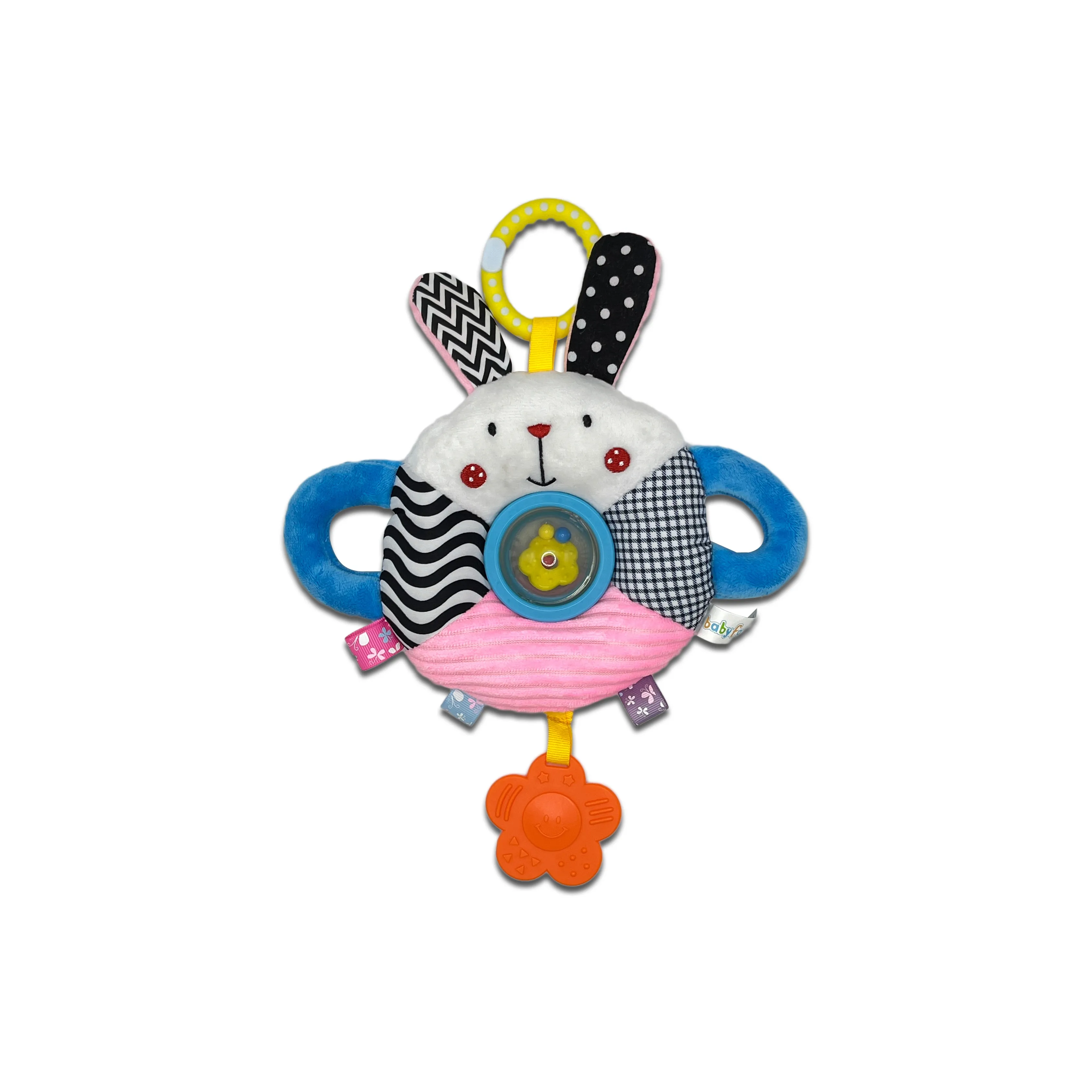 BABYFANS Малыш Коляска с Мультяшной Кроваткой Колокольчик и Подвесной Куклой Плюшевая Подвеска 31 см Высота