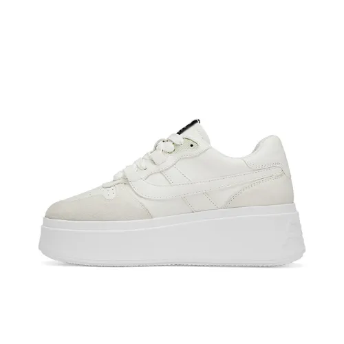Пепельные кроссовки для скейтбординга High Top Белые Женские