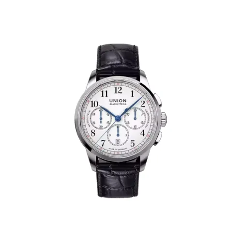 UNION GLASHUTTE/SA Механические Мужские Часы 42 мм Белые