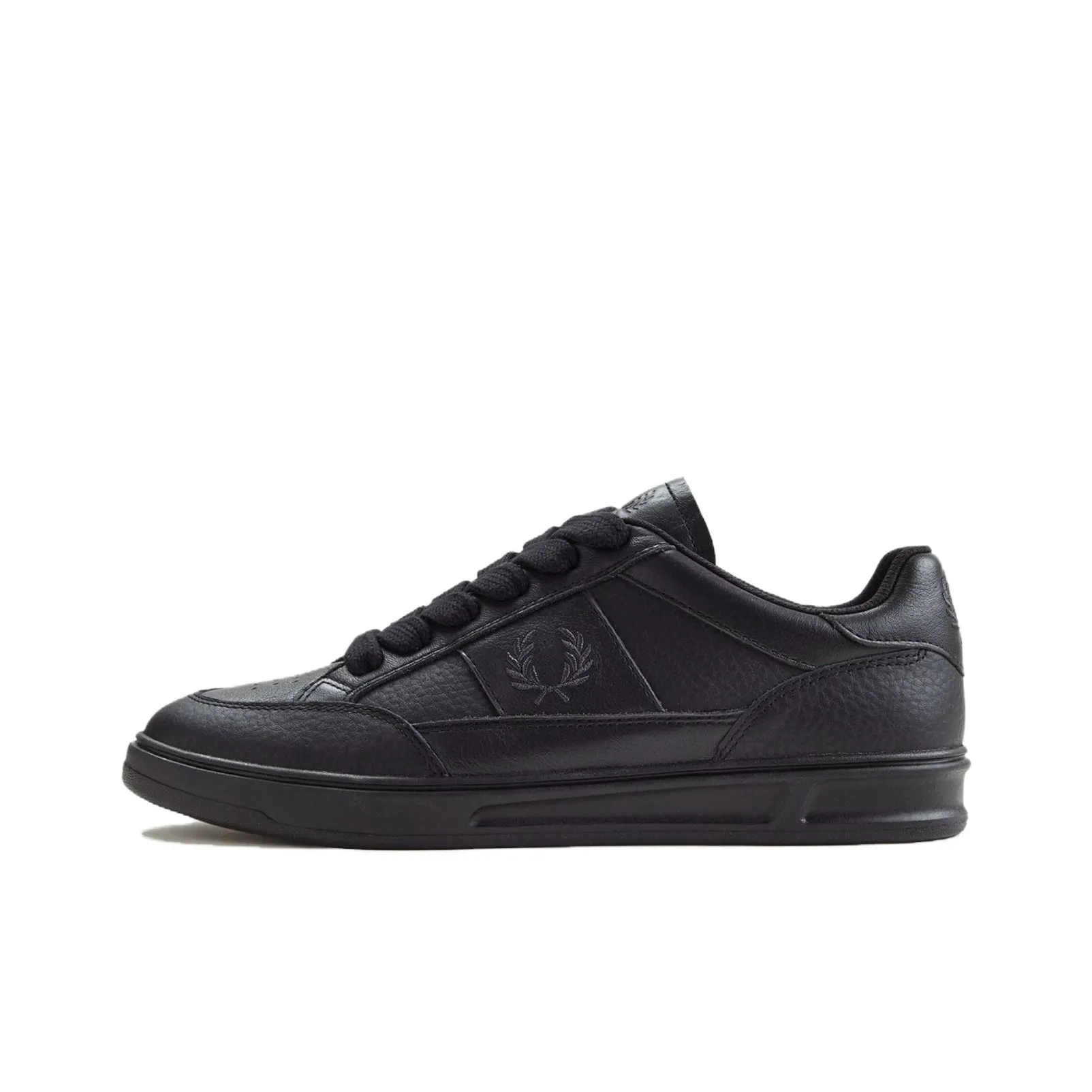 FRED PERRY Low Top Skateboard Shoes Men's Black