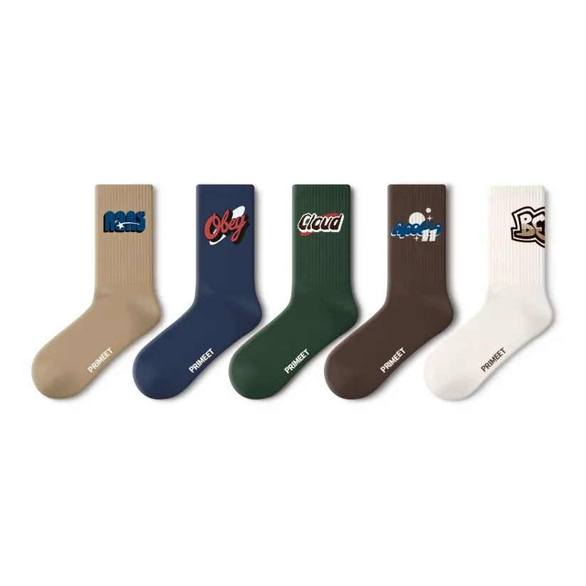 Primeet Unisex Mid Calf Socks