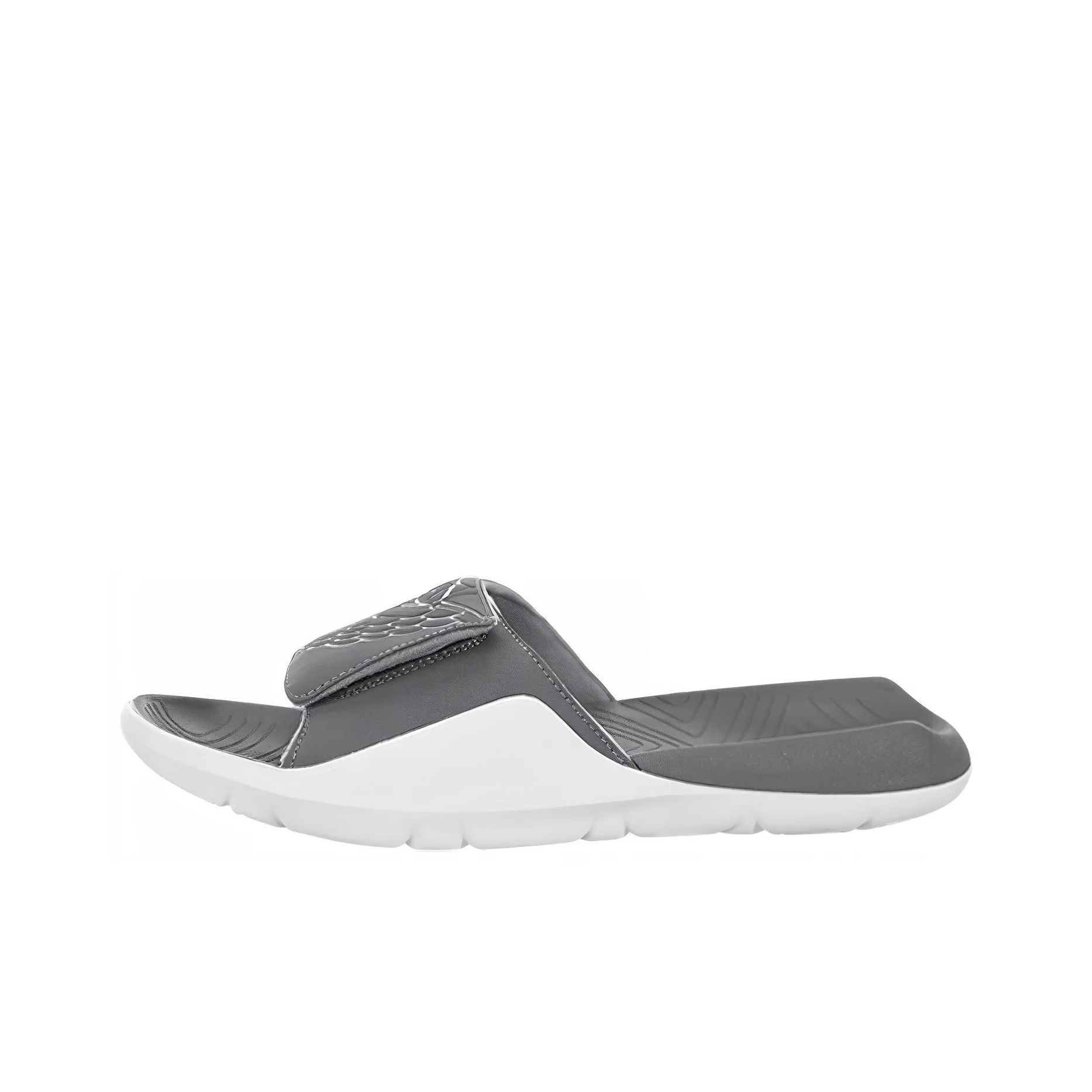 Джордан Резиновая подошва Нижняя юбка Резистентные Слипоны Мужской Дымчато-серый