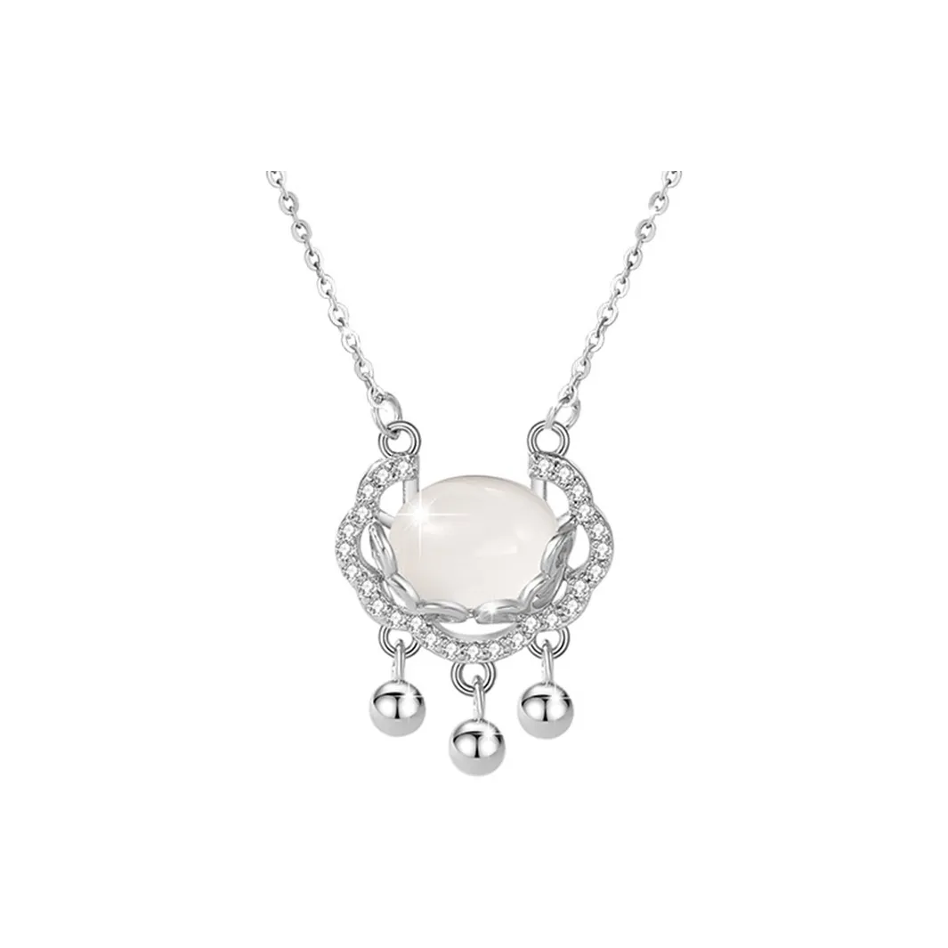 Emerald Dynasty Chalcedony Jade Necklaces Women's