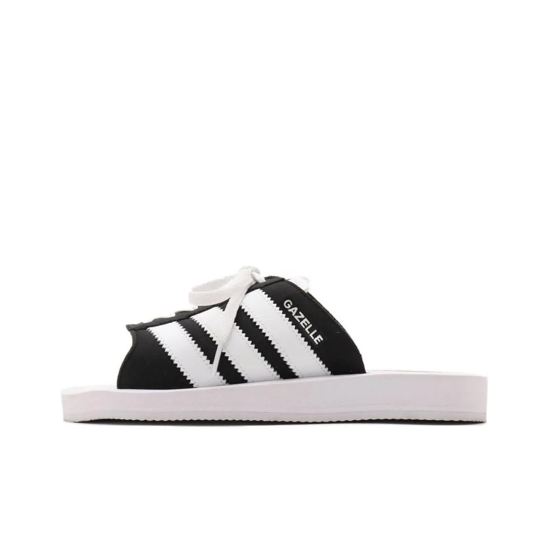 Gazelle Beach Slides Women's Adidas Originals 'Black White'