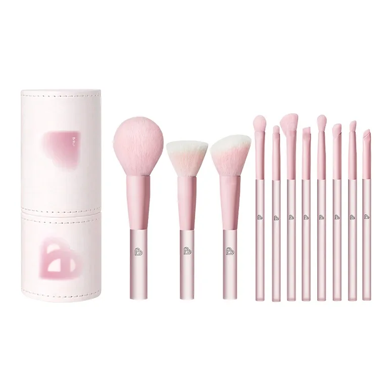 BLJ Половина сахара Персик 11 шт. Кисти для макияжа Фиксирующий Смешанный Детали Мягкая кожа Дружелюбный