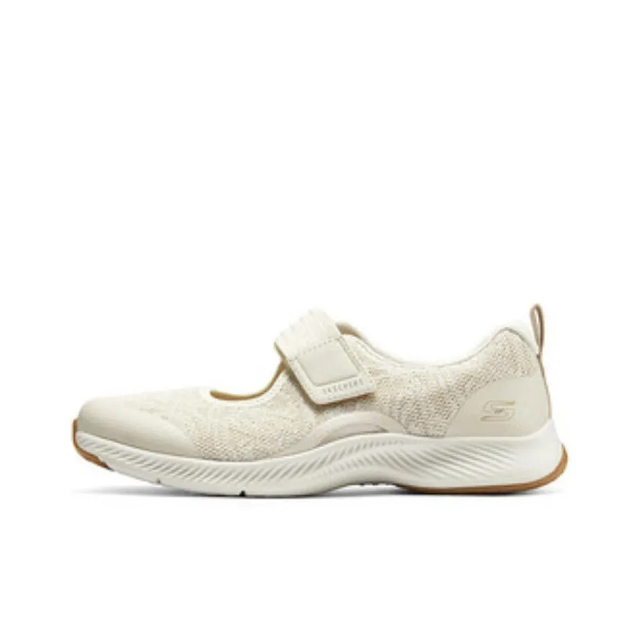 Skechers Cushioning Anti Slip Wear Resistant Breathability Low Top Casual Shoes Women
s Beige
