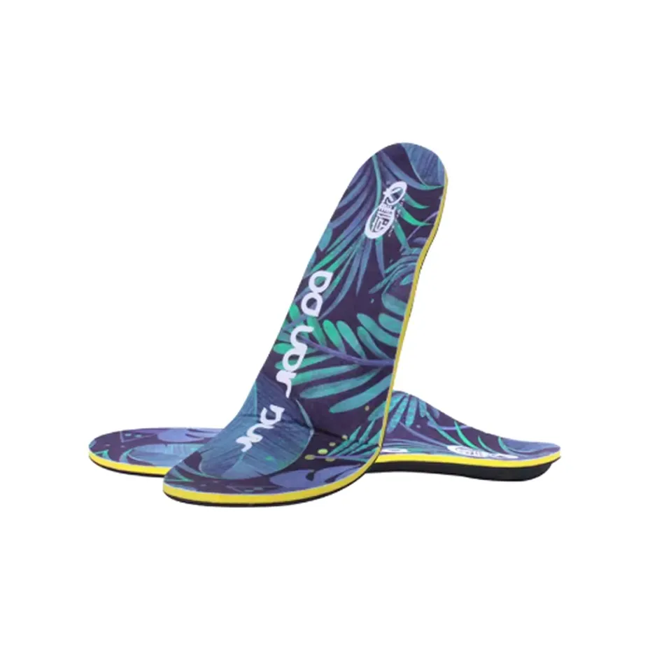 Jing Jianda Elastic Fabric Cotton/Latex Arch Support Pad/Soft Wood Foot Arch Support/EVA Insoles Men's Blue