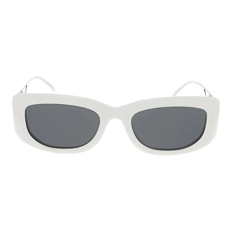 PRADA Oval Sunglasses Women's White